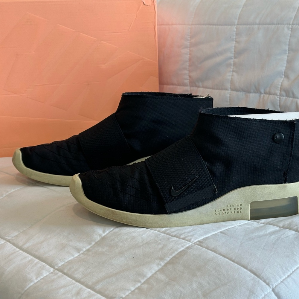 Fear of God Black and Tan Sneakers with Minimalist Design